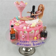 Drunk Barbie Cake (D)